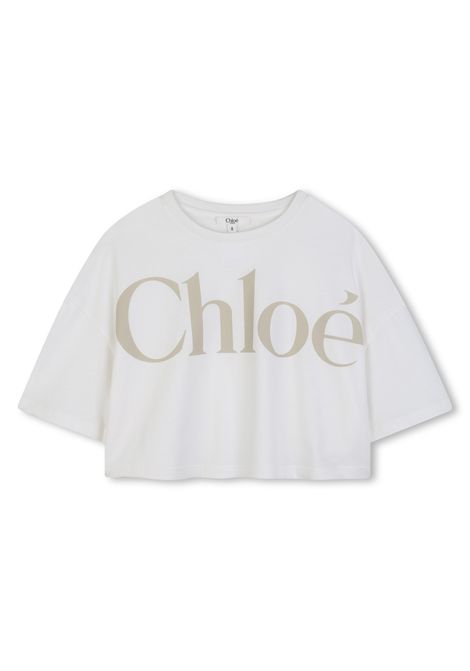 T-shirt con logo CHLOE' KIDS | C20859117